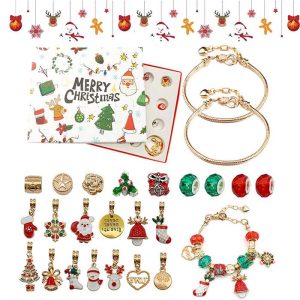 CharmsGiftSet, Adventný kalendár - Vytvorte si vlastný náramok (1+1 ZDARMA )